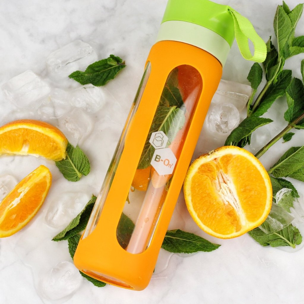 orange and mint fruit infusion water